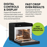 Fridja Digital Air Fryer with LED controls for effortless cooking and even results