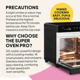 Fridja Digital Air Fryer with 6 cooking modes and stainless steel interior for easy cleaning