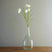 The Natural Garden Collection White Fritillaria Stem WHITE PLASTIC Shades 4 Seasons
