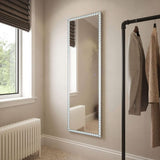 Stylish Full Length Mirror with LED Lights, ideal for home dressing rooms and elegant interiors
