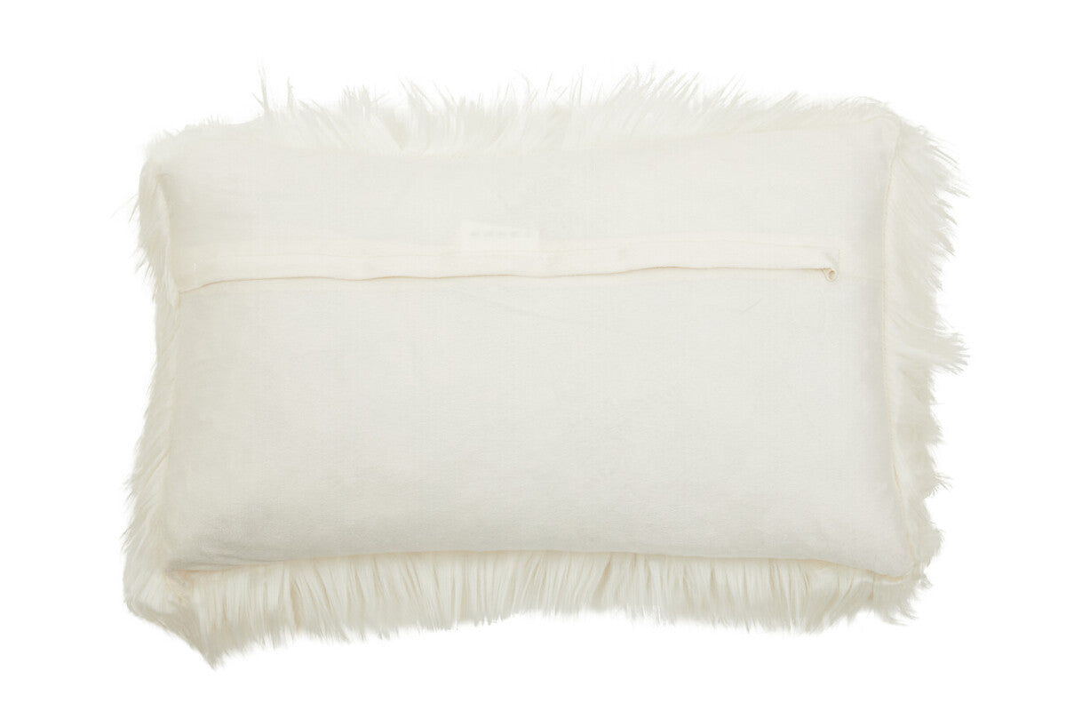 Orsina Fur Cushion with Soft Texture and Fluffy Edges for Stylish Home Decor