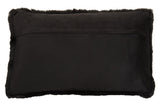Orsina Black Fur Cushion with Soft Texture for Comfortable Home Decor