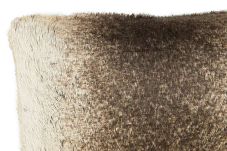 Orsina Fur Cushion in soft faux fur fabric, perfect for adding comfort and style to any room