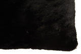 Soft black Fur Cushion by Orsina for luxurious home decor and comfort