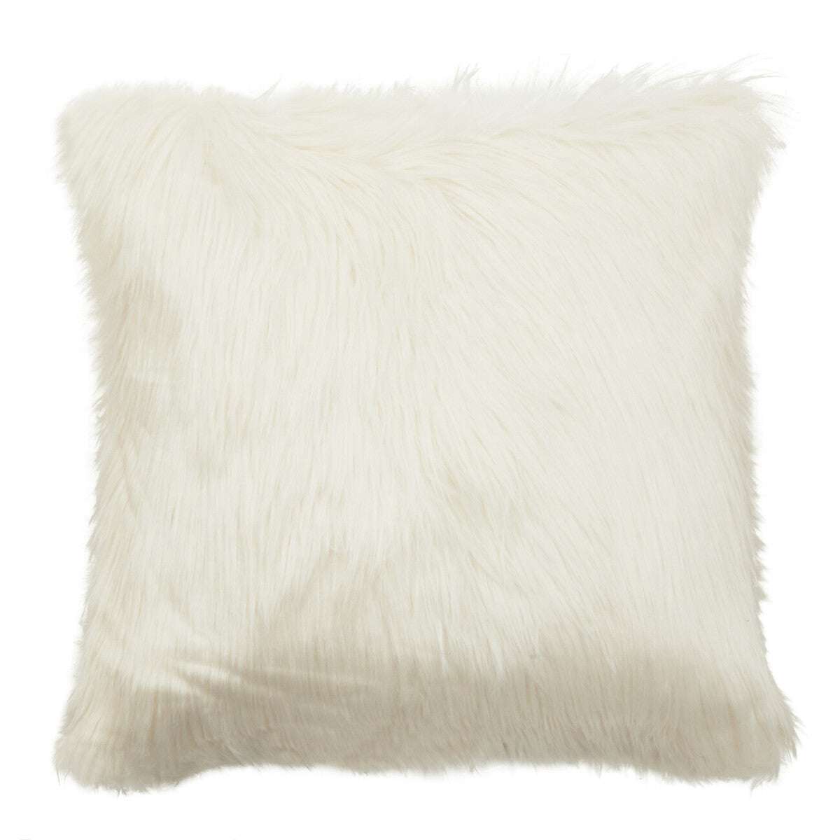 Orsina Soft White Fur Cushion for Comfortable and Stylish Home Decor
