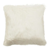 Orsina Soft White Fur Cushion for Comfortable and Stylish Home Decor