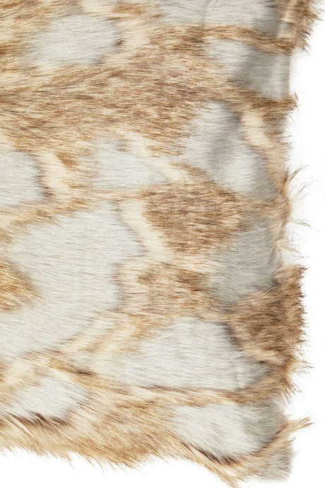 Orsina Fur Cushion with a stylish abstract pattern in soft tones for elegant home decor