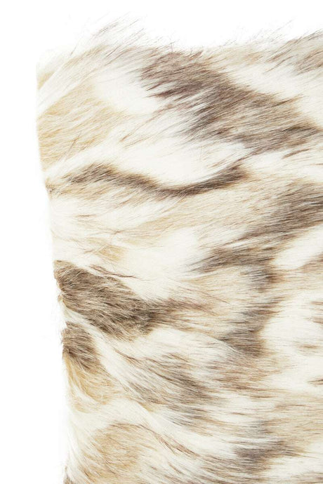 Orsina Fur Cushion with a Soft, Textured Surface in Stylish Neutral Tones