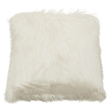Orsina Soft White Fur Cushion for Stylish Home Decor and Comfort