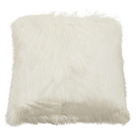 Orsina Soft White Fur Cushion for Stylish Home Decor and Comfort