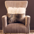 Orsina Fur Cushion on a Stylish Armchair for Luxe Home Decor