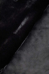 Orsina Fur Throw in luxurious black, perfect for cozying up on cold nights