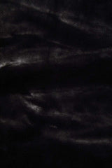 Luxurious black Orsina fur throw featuring a soft, plush texture for warmth and comfort