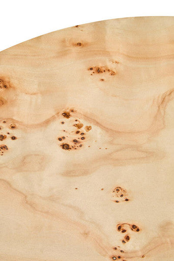 Mota Burl Wood Design Round Coffee Table Orsina