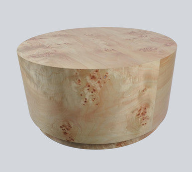 Mota Burl Wood Design Round Coffee Table Orsina