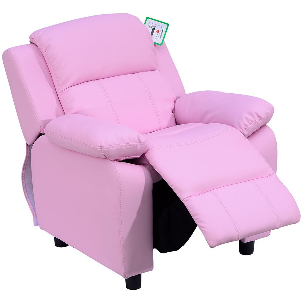 HOMCOM Kids Recliner Armchair Game Chair Sofa Children Seat In PU Leather Unbranded
