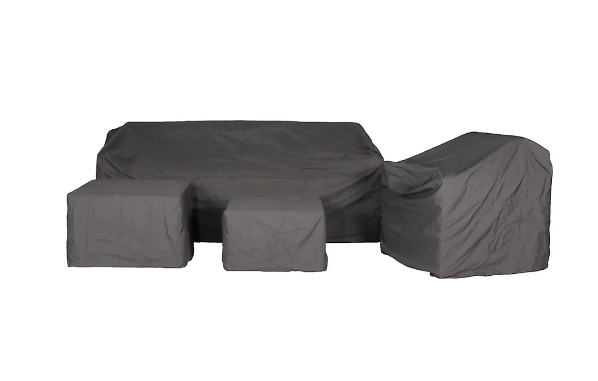 MINT Outdoor Garden Sofa Set Cover in Grey for Weather Protection and Durability