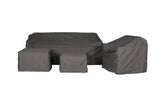 MINT Outdoor Garden Sofa Set Cover in Grey for Weather Protection and Durability