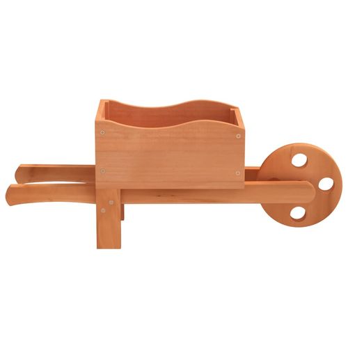 vidaXL Wheelbarrow Planters 2 pcs 47x15x19 cm Solid Wood Fir vidaXL