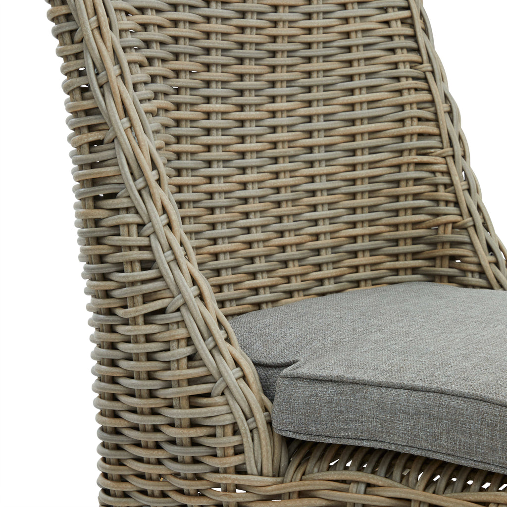 Amalfi Collection Outdoor Round Dining Chair Shades 4 Seasons