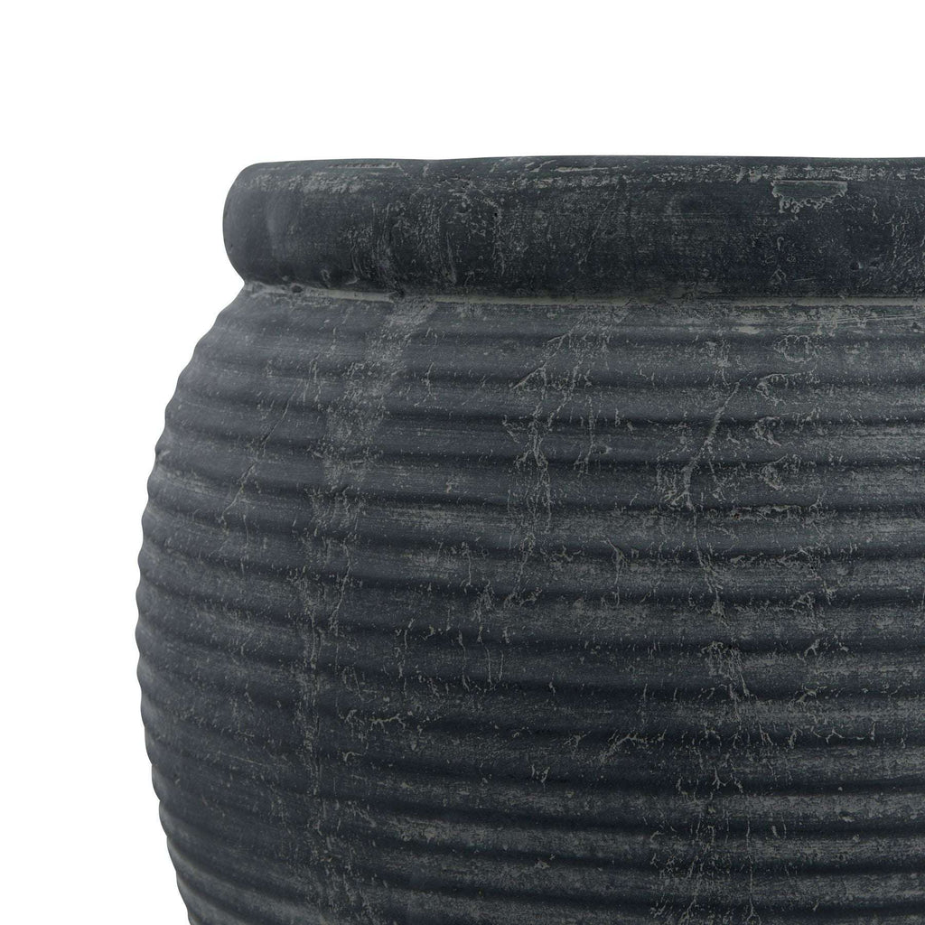 Shades 4 Seasons Large Plant Pot - Textured Indoor Planter Shades 4 Seasons