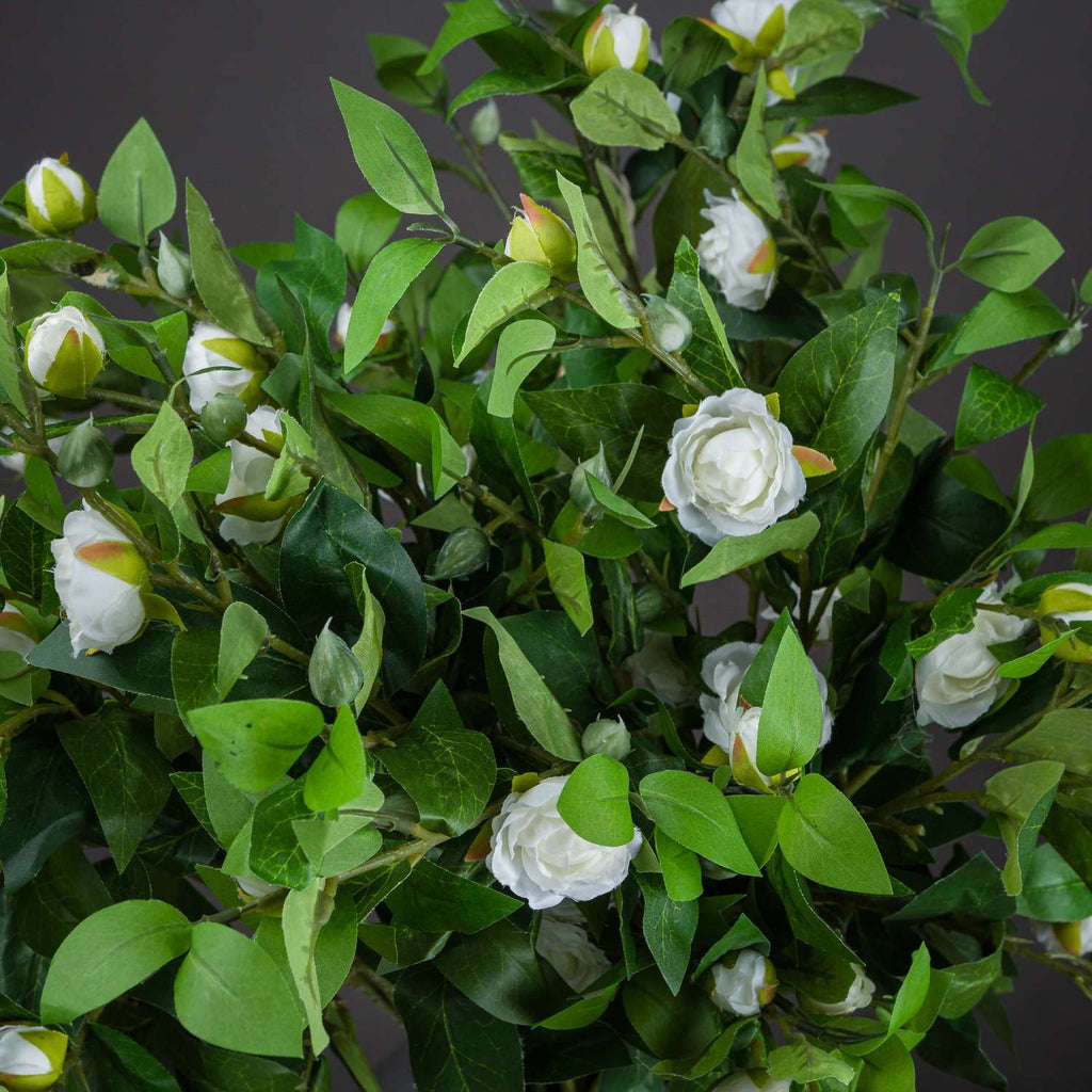 Shades 4 Seasons Realistic Gardenia Stem with Leaves Shades 4 Seasons