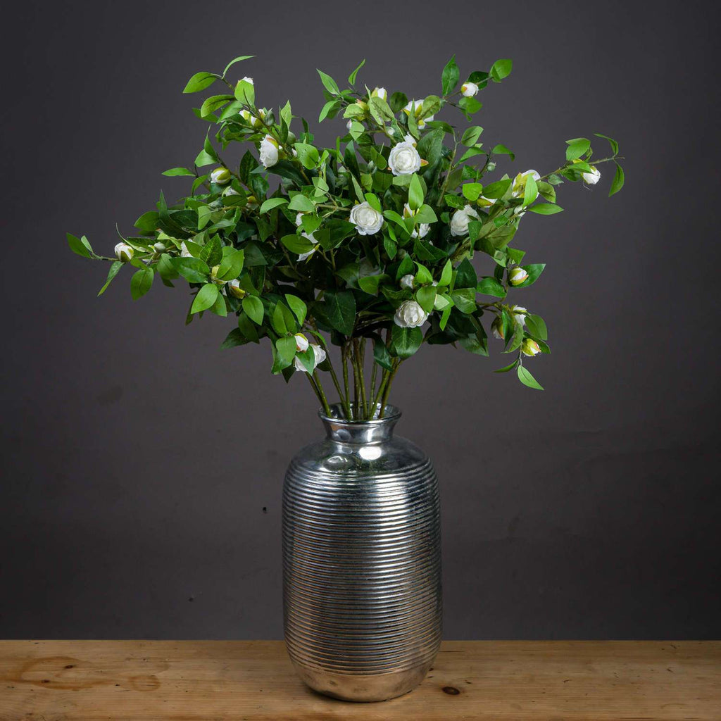 Shades 4 Seasons Realistic Gardenia Stem with Leaves Default Title Shades 4 Seasons