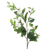 Shades 4 Seasons Realistic Gardenia Stem with Leaves Shades 4 Seasons
