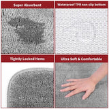 Vinsani Soft Bath Mat in Multiple Colors Vinsani