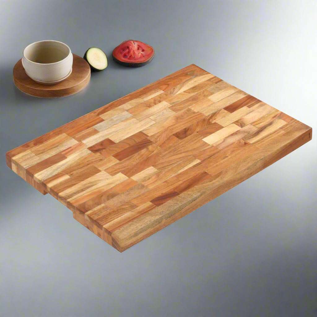 vidaXL Chopping Board 40x30x4 cm Solid Acacia Wood vidaXL