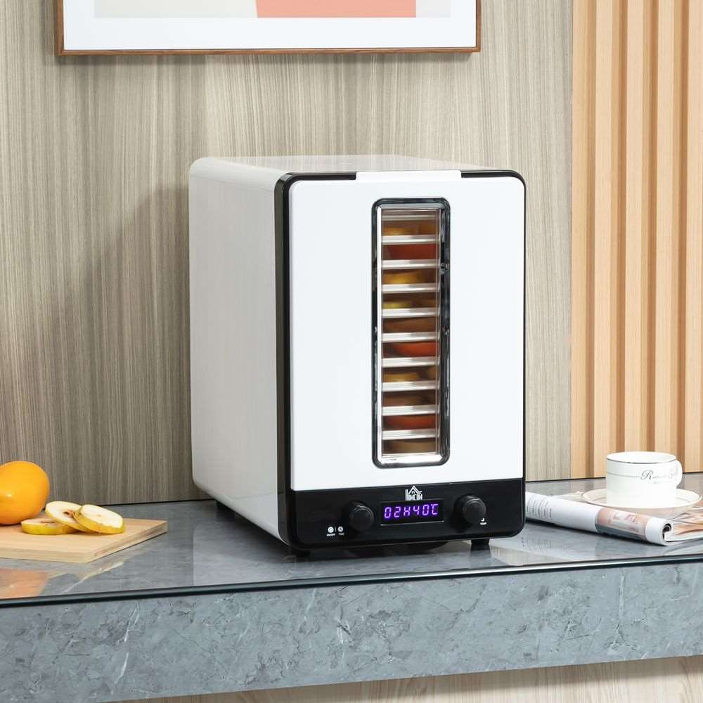 HOMCOM Food Dehydrator with 9 Trays for Easy Drying HOMCOM