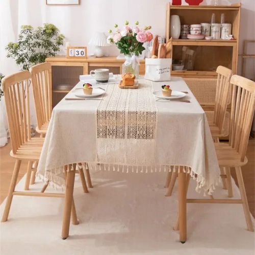 Stylish Geometric Table Covers - Waterproof & Stain Resistant - Tablecloth N/A