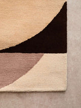 Orsina Geometric Rug with Earthy Tones and Abstract Pattern for Modern Home Decor