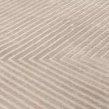 Elegant Geometric Rug in Beige with Modern Lines for Stylish Home Decor