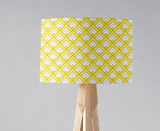 Shadow Bright Yellow Geometric Pattern Lampshade for Stylish Home Decor