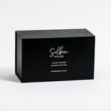 Selbrae House box for 2 Glass Tumblers designed in Scotland with a sleek black finish