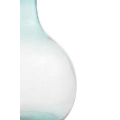 Orsina Glass Vase in a contemporary design with a smooth, curved shape for elegant home decor