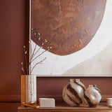 Orsina Decorative Glass Vase with Unique Patterns Ideal for Home Decor and Floral Arrangements