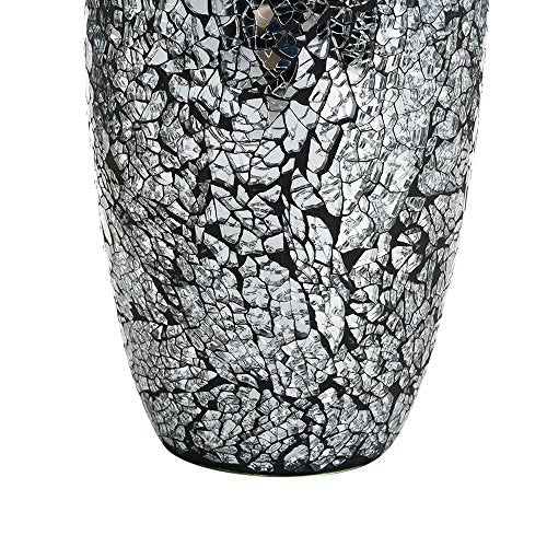 Stylish Glitter Vase with a cracked mirror effect, perfect for modern home decor