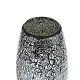 Stylish Glitter Vase with a Unique Cracked Design, Perfect for Floral Arrangements
