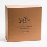 Selbrae House Golf Decanter and Glass Set packaged in a stylish box, designed in Scotland
