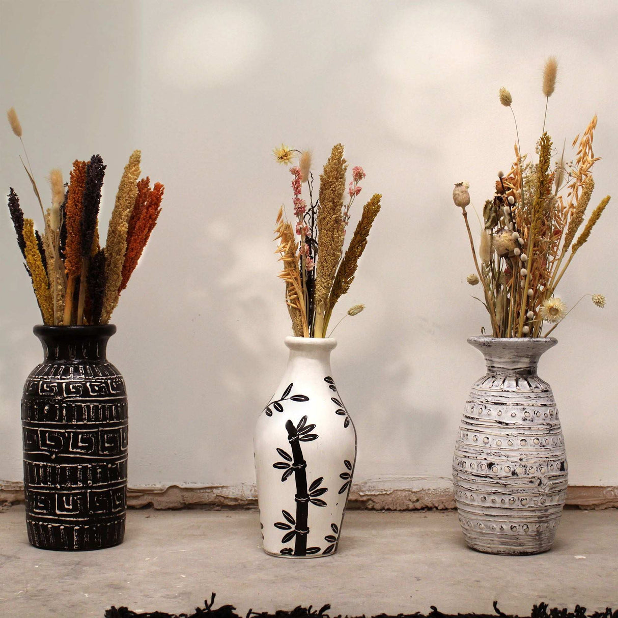 Shades 4 Seasons Greek Straight Vase - Balinese Ceramic Home Decor AW-Dropship