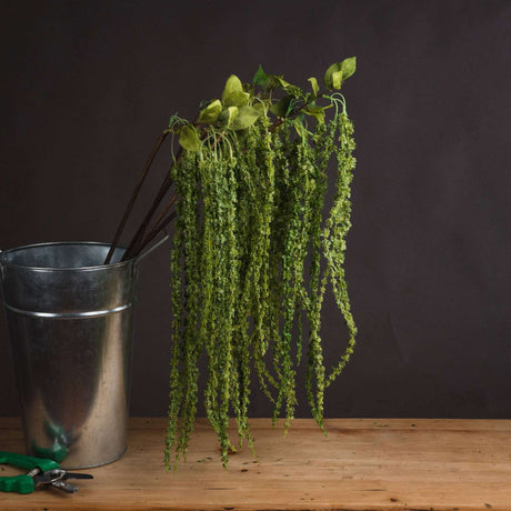 Shades 4 Seasons Green Amaranthus Single Stem Flower GREEN PLASTIC Shades 4 Seasons