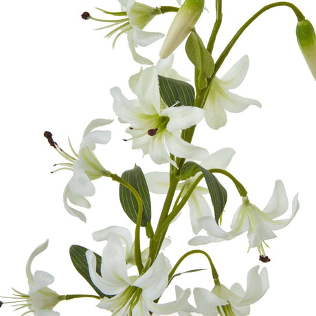 Shades 4 Seasons Green Lily Spray for Elegant Home Decor Shades 4 Seasons