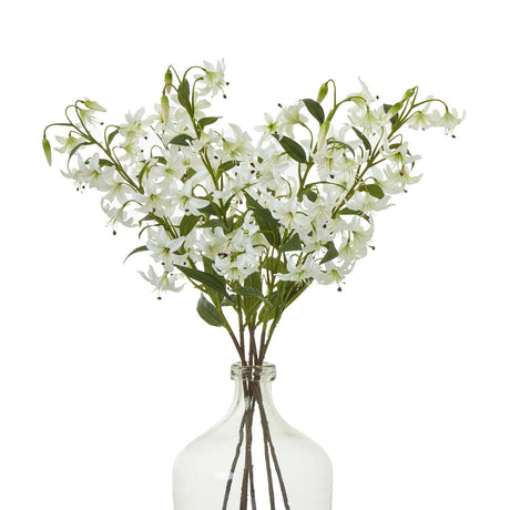 Shades 4 Seasons Green Lily Spray for Elegant Home Decor Shades 4 Seasons