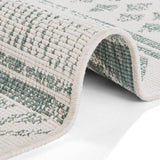 Textured Green Rug with a contemporary design, perfect for enhancing any living space