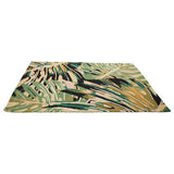 Orsina Green Rug with a Leafy Design for Stylish Home Decor and Comfort