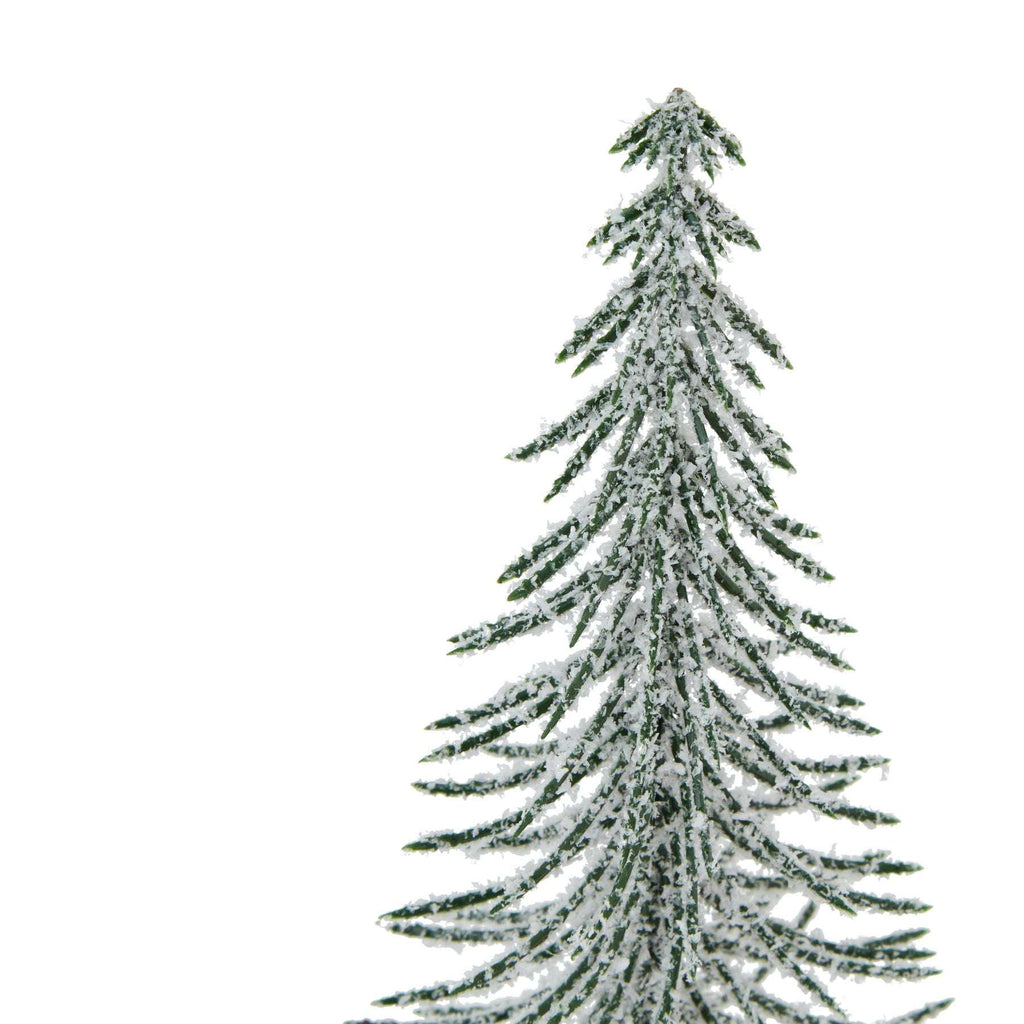 Large Snowy Spindle Tree In Wood Log Shades 4 Seasons