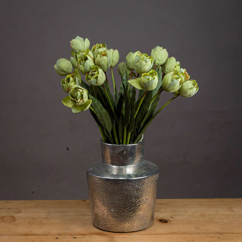 Shades 4 Seasons Green Tulip Single Stem Spring Flowers GREEN PLASTIC Shades 4 Seasons