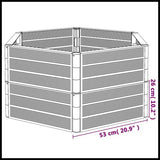 vidaXL Anthracite Garden Planters 2 pcs vidaXL